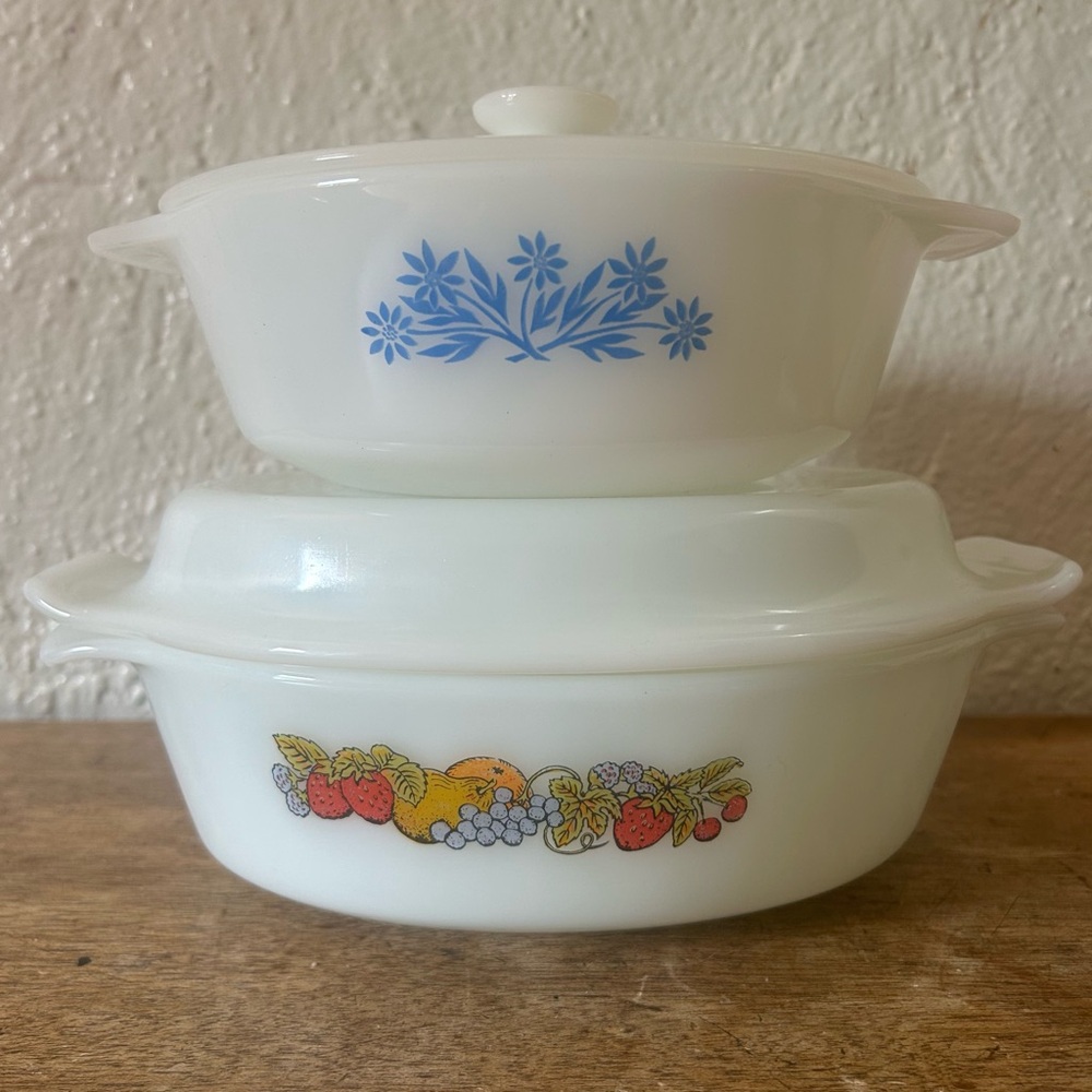 Adorable Vintage Anchor Hocking Cookware Sets